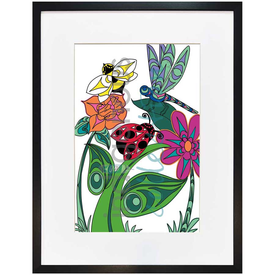 Nature by artist Angela Kimble - Coast Salish/Nuu-Chah-Nulth. Indigenous Collection