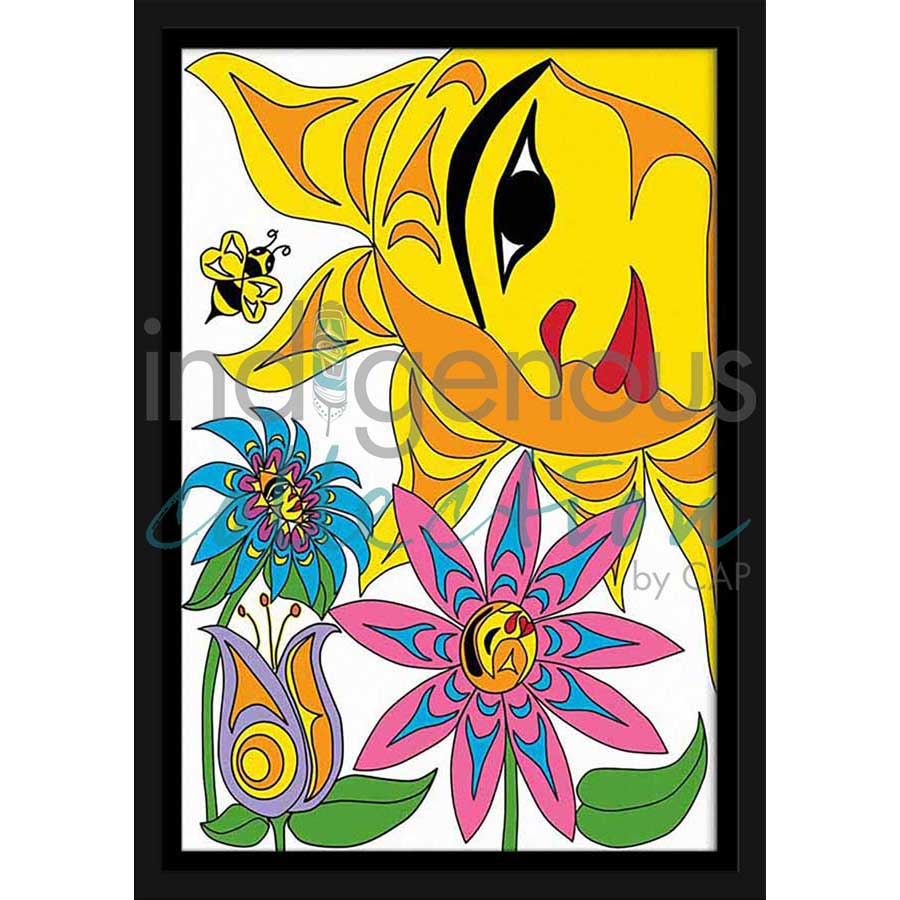 Sun Kissed by artist Angela Kimble - Coast Salish/Nuu-Chah-Nulth. Indigenous Collection