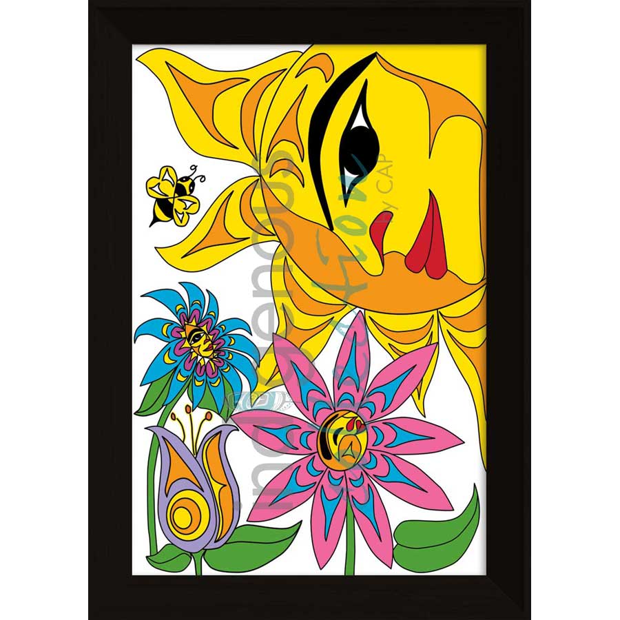 Sun Kissed by artist Angela Kimble - Coast Salish/Nuu-Chah-Nulth. Indigenous Collection