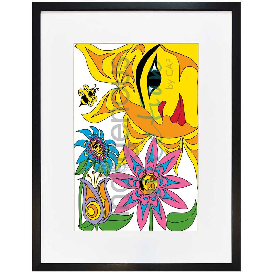 Sun Kissed by artist Angela Kimble - Coast Salish/Nuu-Chah-Nulth. Indigenous Collection