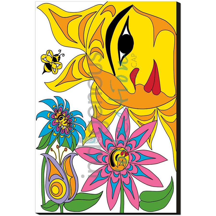 Sun Kissed by artist Angela Kimble - Coast Salish/Nuu-Chah-Nulth. Indigenous Collection