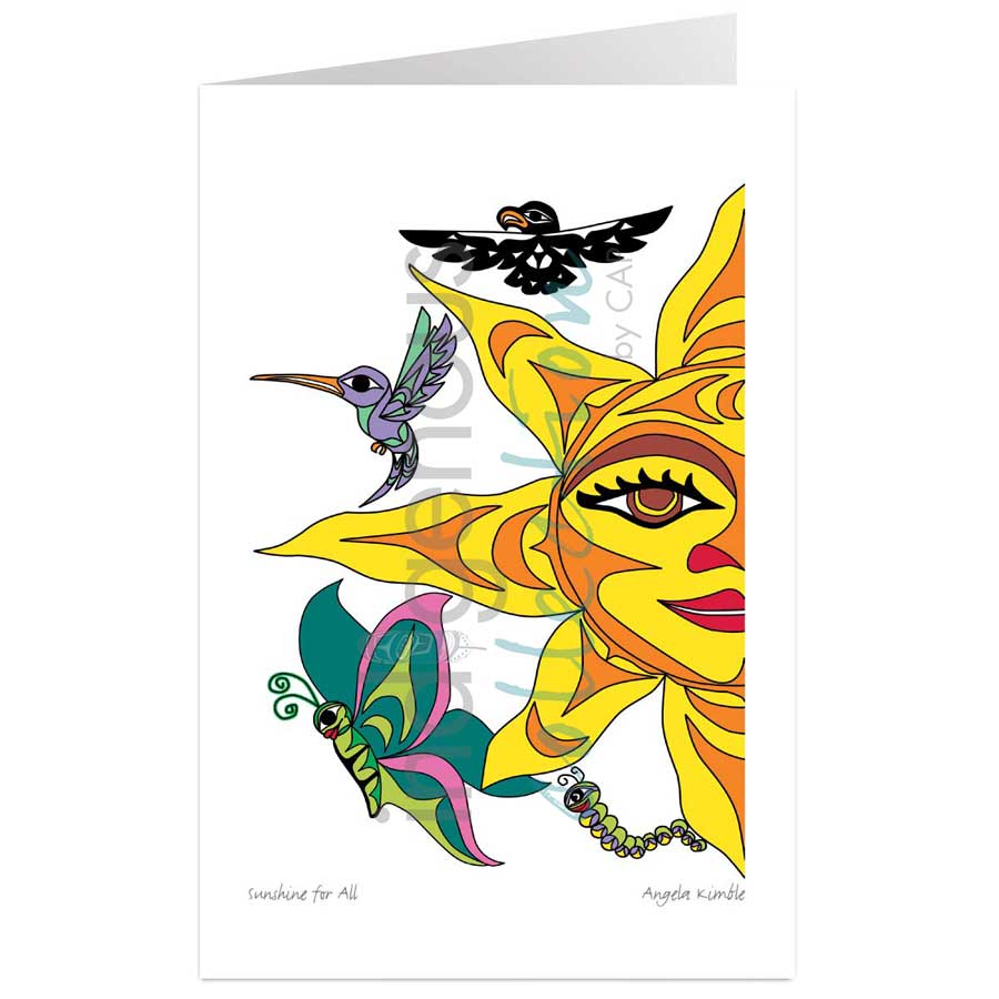 Sunshine for All by artist Angela Kimble