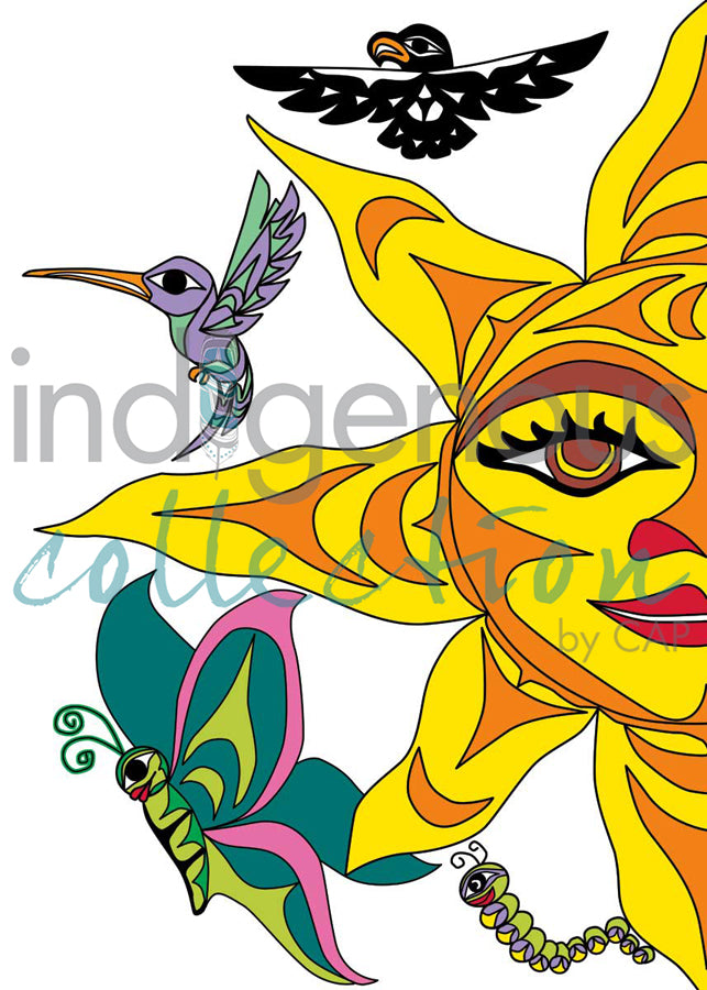 Sunshine for All by artist Angela Kimble