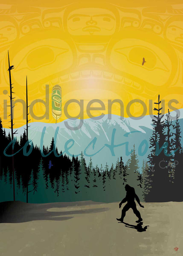 Sasquatch by artist Mark Preston