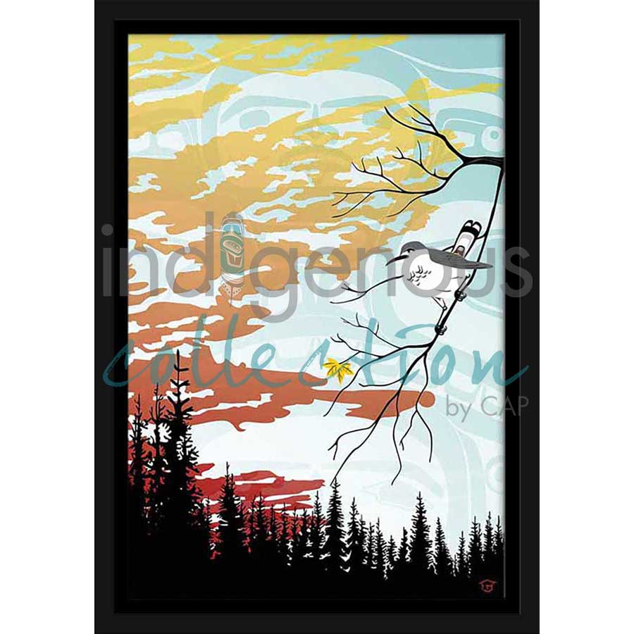 Winter is Coming Bird by artist Mark Preston - Tlingit. Indigenous Collection