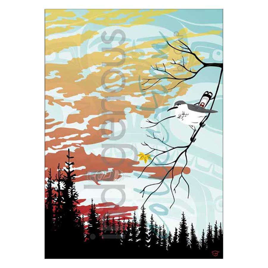 Winter is Coming Bird Canvas Prints
