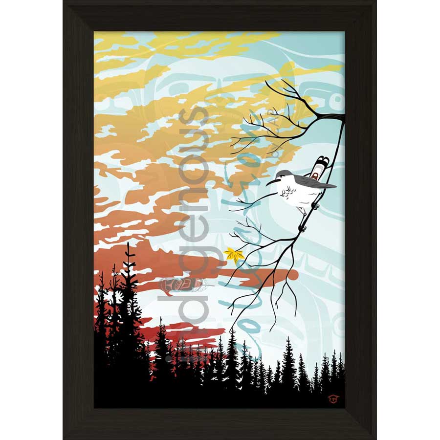 Winter is Coming Bird by artist Mark Preston - Tlingit. Indigenous Collection