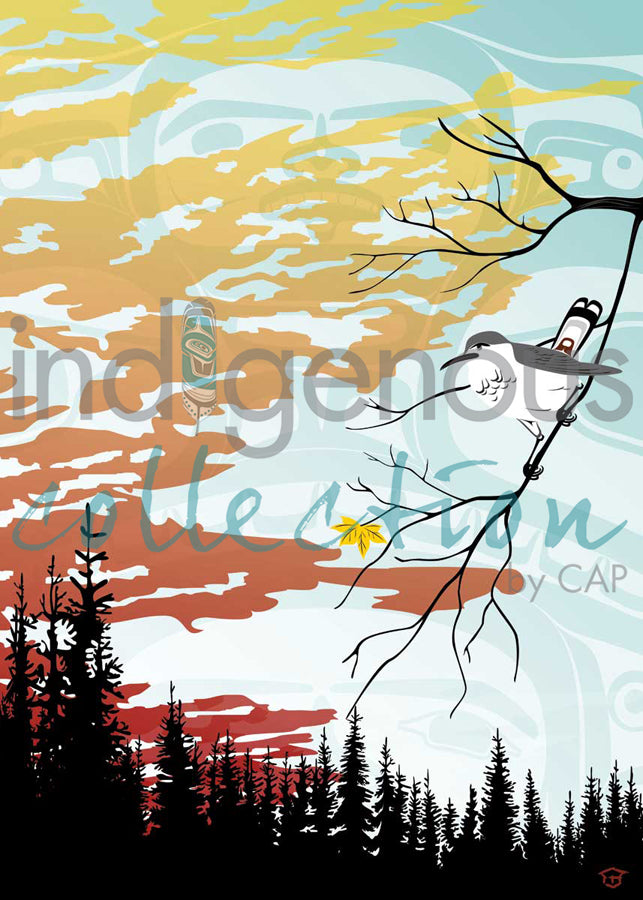 Winter is Coming Bird by artist Mark Preston