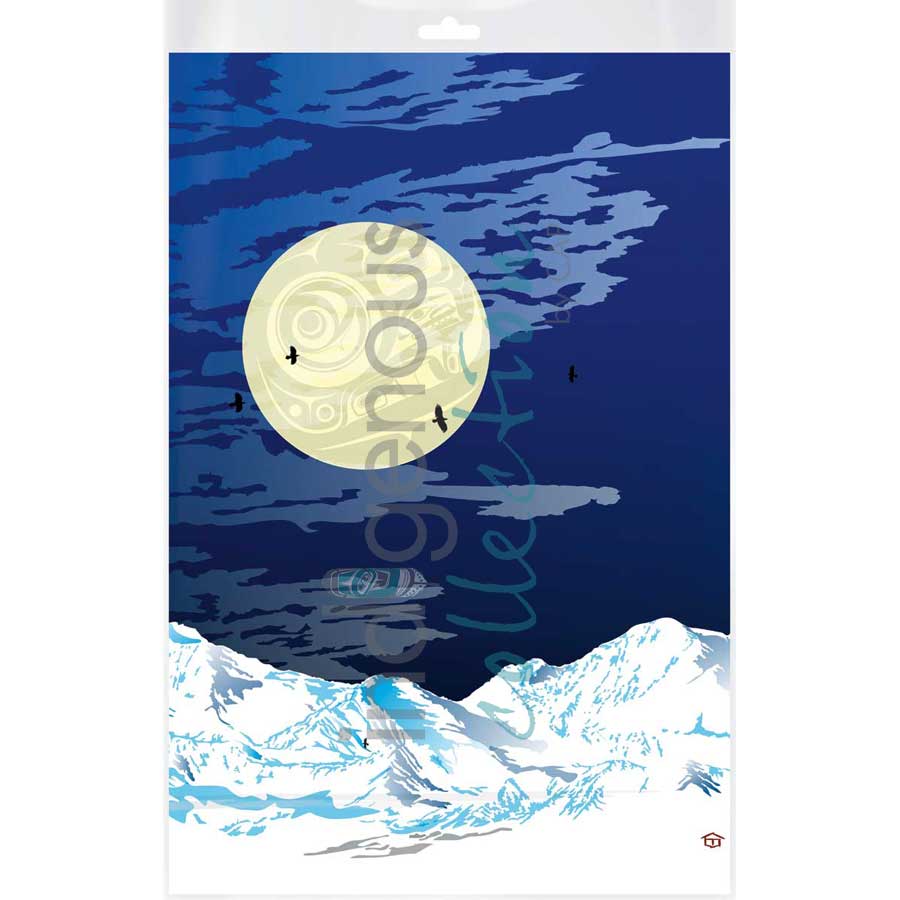 Mountain View by artist Mark Preston - Tlingit. Indigenous Collection