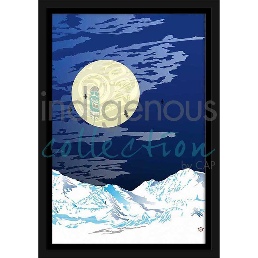 Mountain View by artist Mark Preston - Tlingit. Indigenous Collection