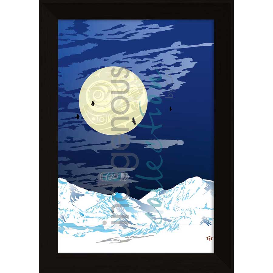 Mountain View by artist Mark Preston - Tlingit. Indigenous Collection