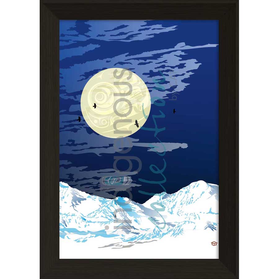 Mountain View by artist Mark Preston - Tlingit. Indigenous Collection