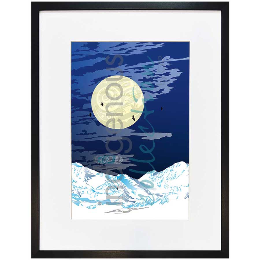 Mountain View by artist Mark Preston - Tlingit. Indigenous Collection