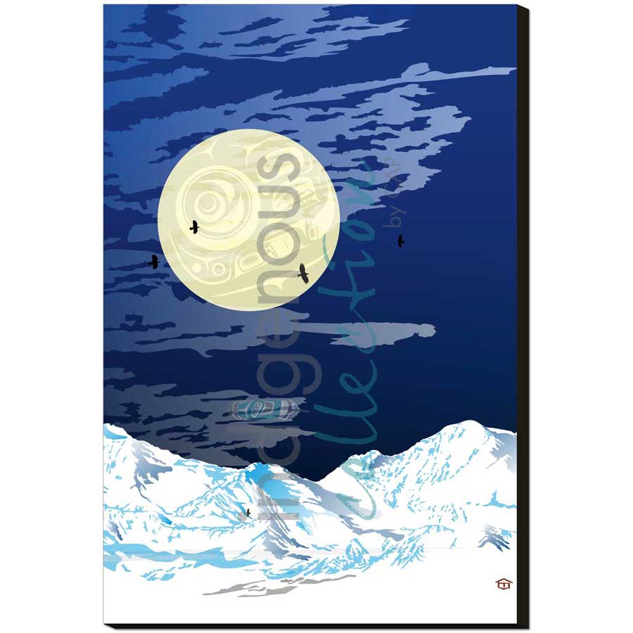Mountain View by artist Mark Preston - Tlingit. Indigenous Collection