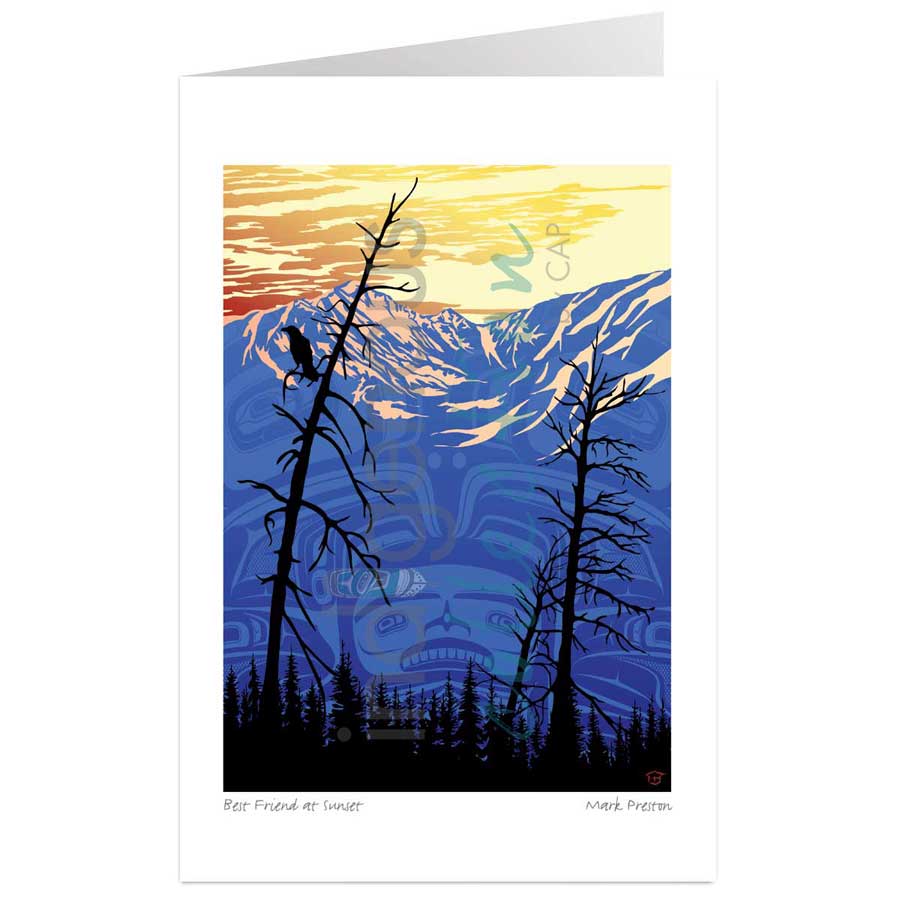 Best Friend at Sunset by artist Mark Preston