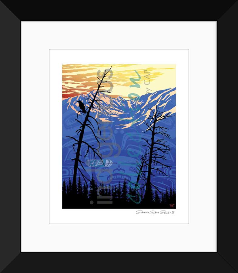 Best Friend at Sunset Limited Edition. Indigenous Collection