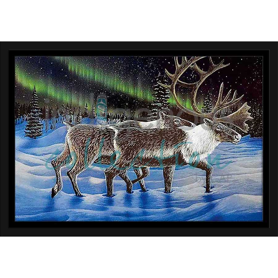 Side By Side by artist Ronnie Simon - Gwich'in. Indigenous Collection