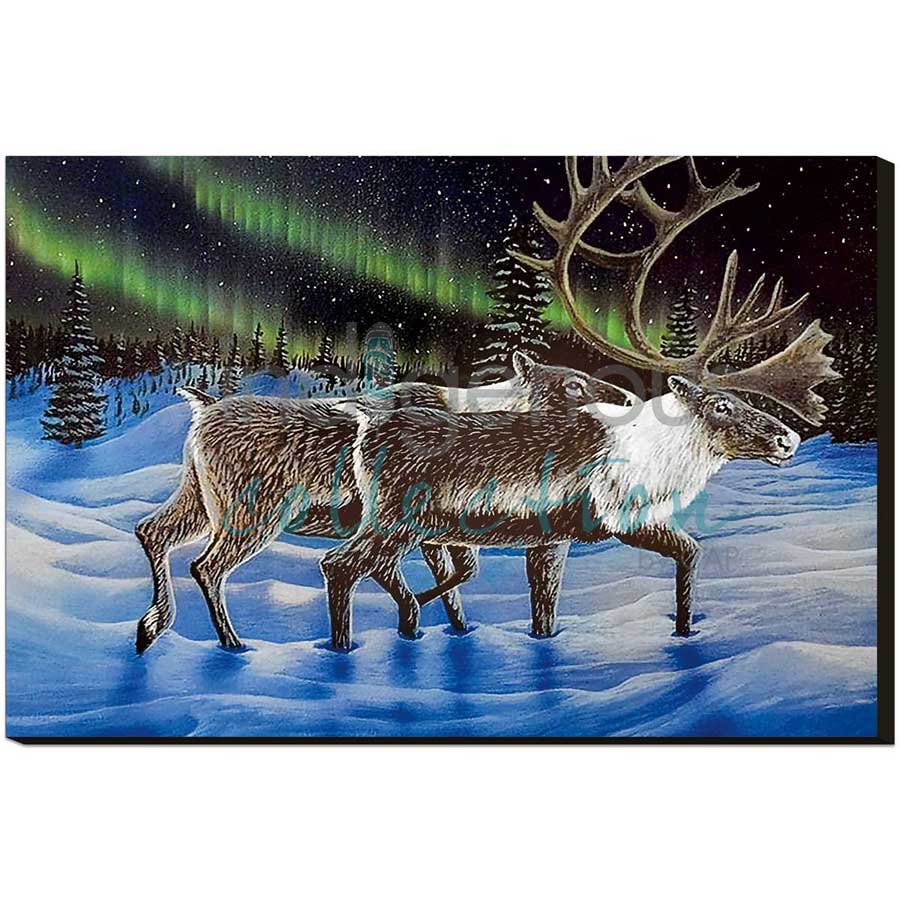 Side By Side by artist Ronnie Simon - Gwich'in. Indigenous Collection