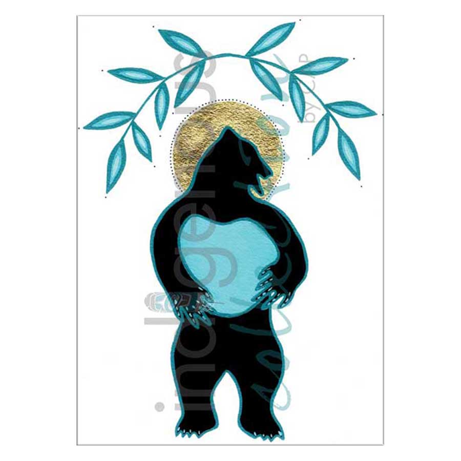 Ours sacré / Sacred Bear / Kice Masko Canvas Prints