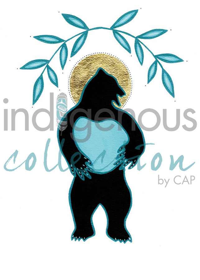 Ours sacré / Sacred Bear / Kice Masko by artist Eruoma Awashish