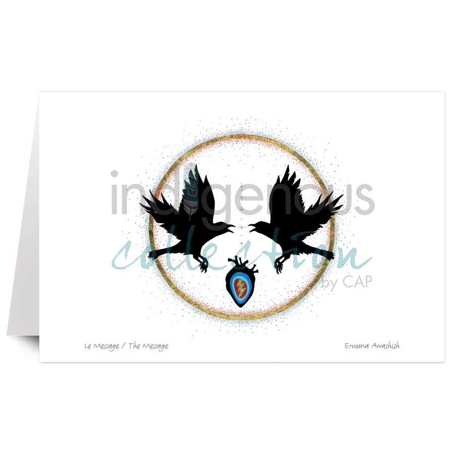 Le Message / The Message by artist Eruoma Awashish