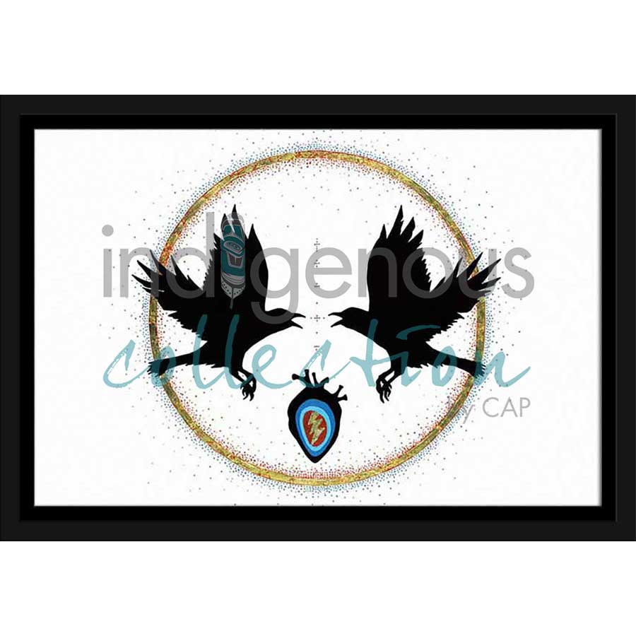 Le Message / The Message by artist Eruoma Awashish - Atikamekw Nehirowisiw . Indigenous Collection