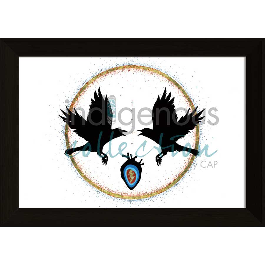 Le Message / The Message by artist Eruoma Awashish - Atikamekw Nehirowisiw . Indigenous Collection