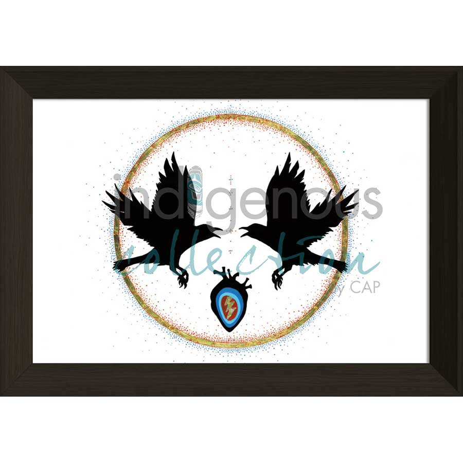 Le Message / The Message by artist Eruoma Awashish - Atikamekw Nehirowisiw . Indigenous Collection