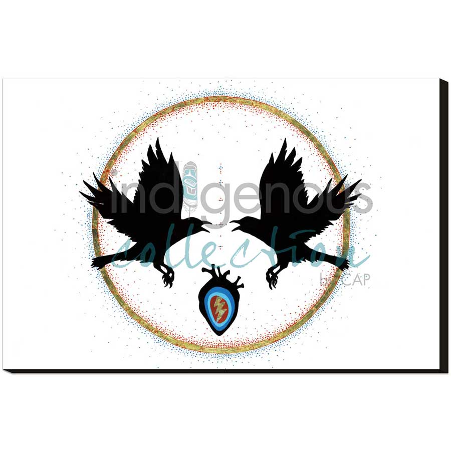 Le Message / The Message by artist Eruoma Awashish - Atikamekw Nehirowisiw . Indigenous Collection