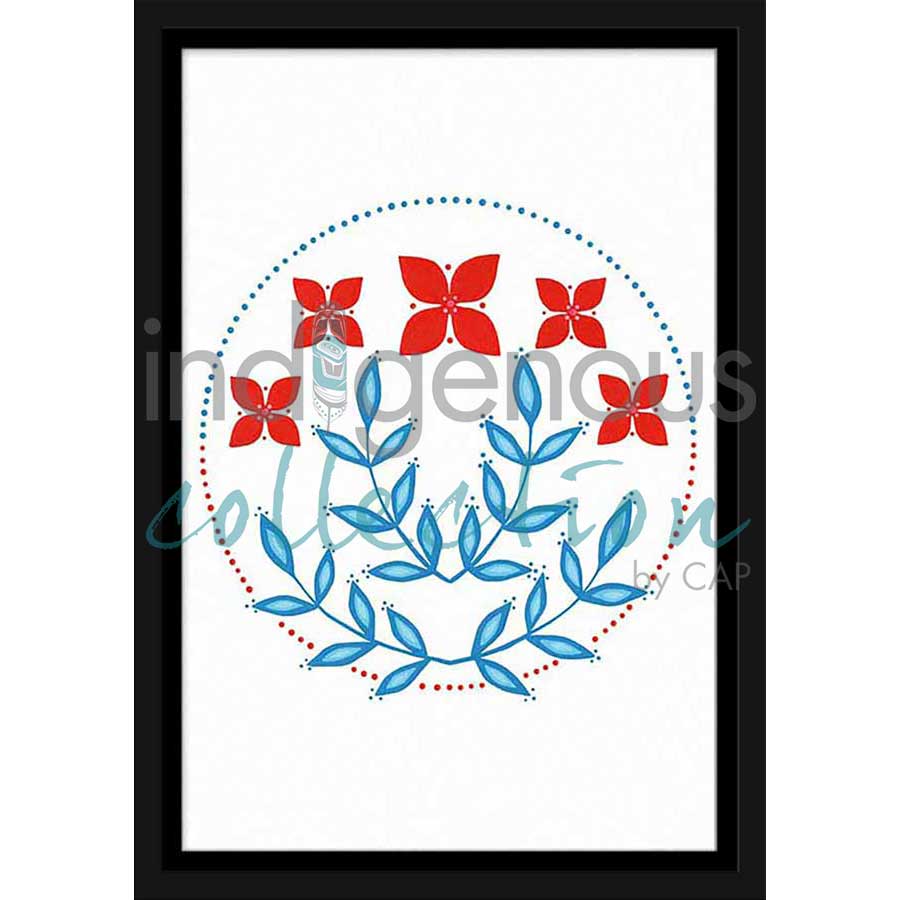  été / Summer / Nipin by artist Eruoma Awashish - Atikamekw Nehirowisiw . Indigenous Collection