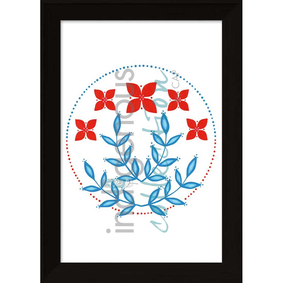  été / Summer / Nipin by artist Eruoma Awashish - Atikamekw Nehirowisiw . Indigenous Collection