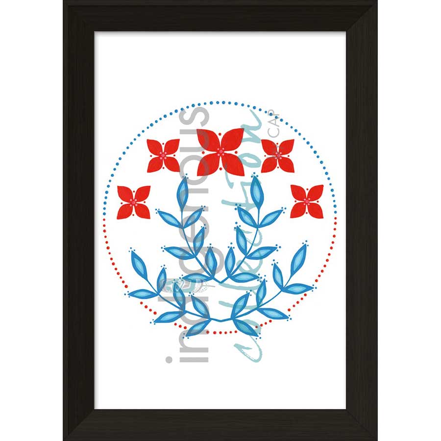  été / Summer / Nipin by artist Eruoma Awashish - Atikamekw Nehirowisiw . Indigenous Collection
