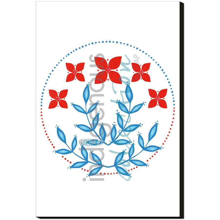  été / Summer / Nipin by artist Eruoma Awashish - Atikamekw Nehirowisiw . Indigenous Collection