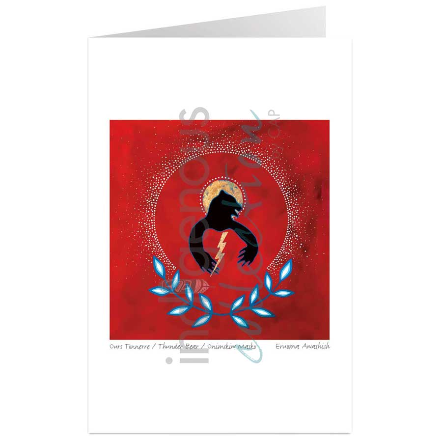 Ours Tonnerre / Thunder Bear / Onimskiw Masko by artist Eruoma Awashish