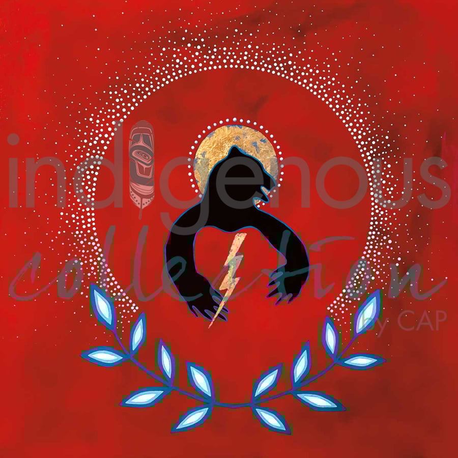 Ours Tonnerre / Thunder Bear / Onimskiw Masko by artist Eruoma Awashish