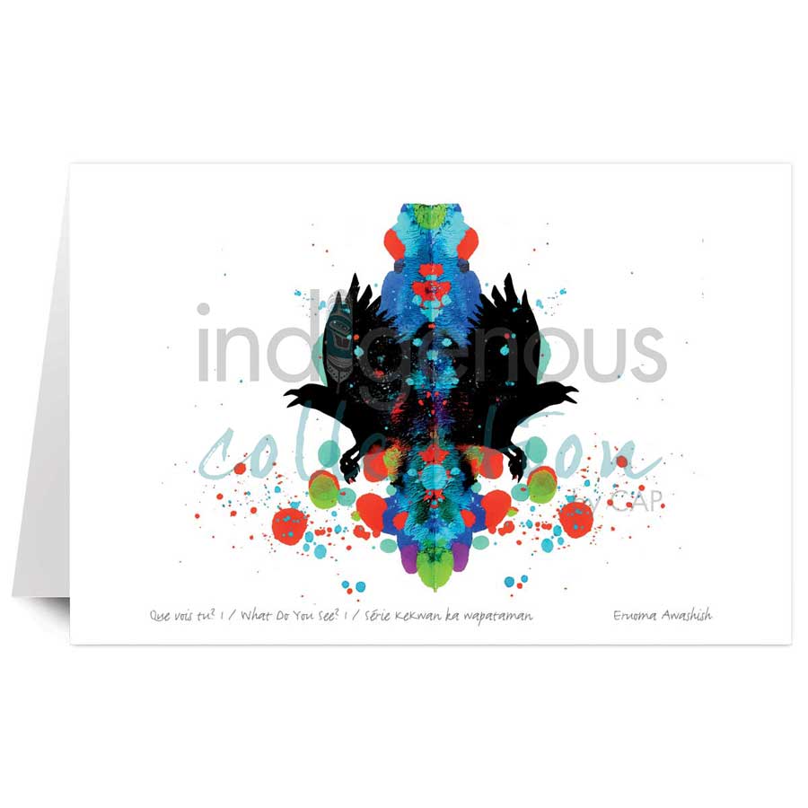 Que vois tu? I / What Do You See? I / Se√årie KeKwan ka wapataman by artist Eruoma Awashish