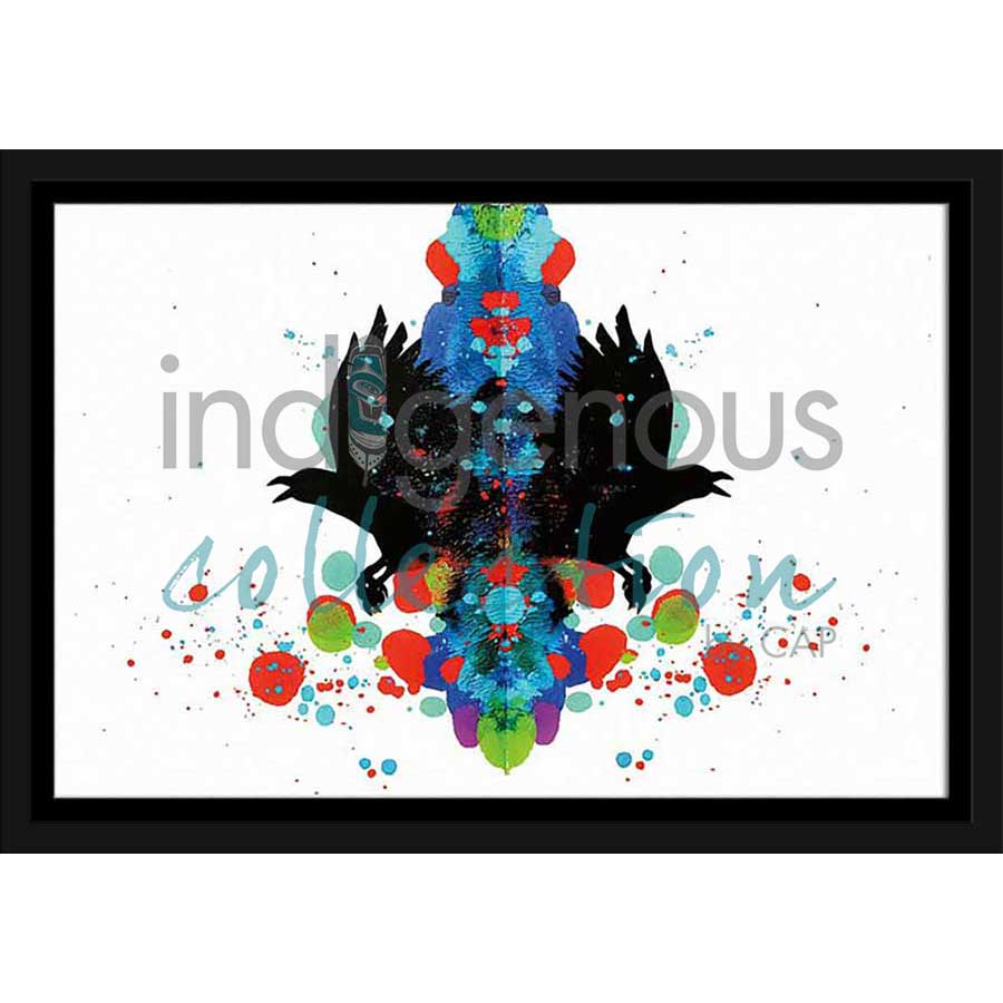 Que vois tu? I / What Do You See? I / Série KeKwan ka wapataman by artist Eruoma Awashish - Atikamekw Nehirowisiw . Indigenous Collection