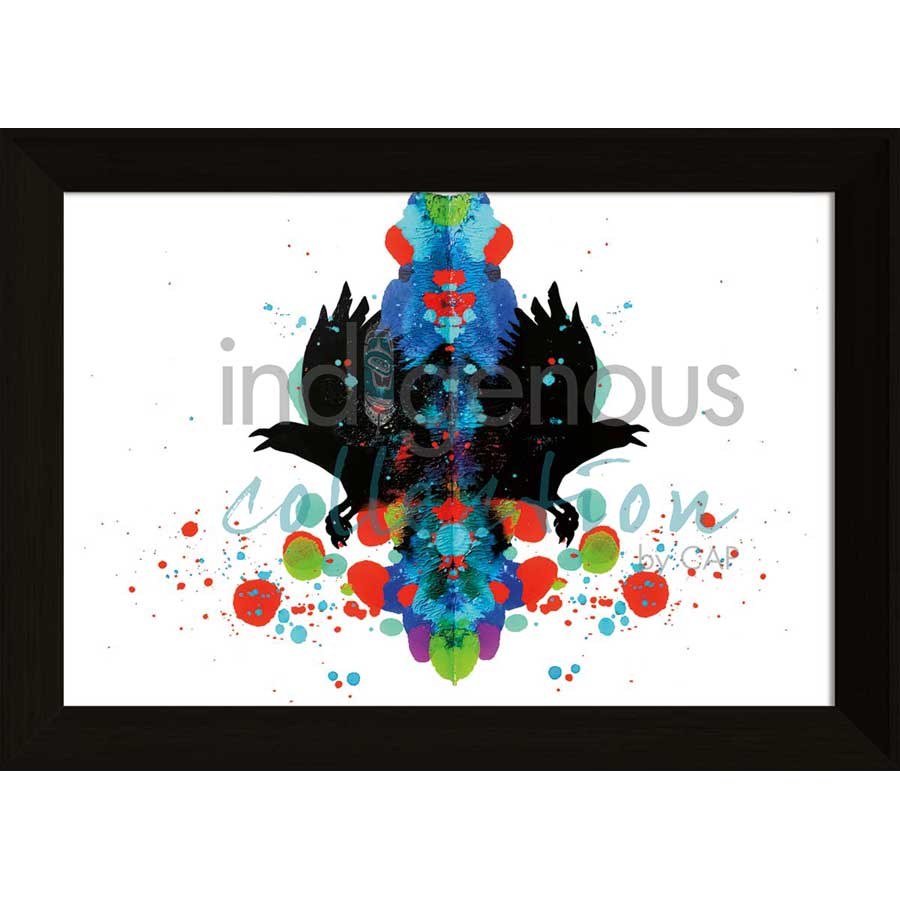 Que vois tu? I / What Do You See? I / Série KeKwan ka wapataman by artist Eruoma Awashish - Atikamekw Nehirowisiw . Indigenous Collection