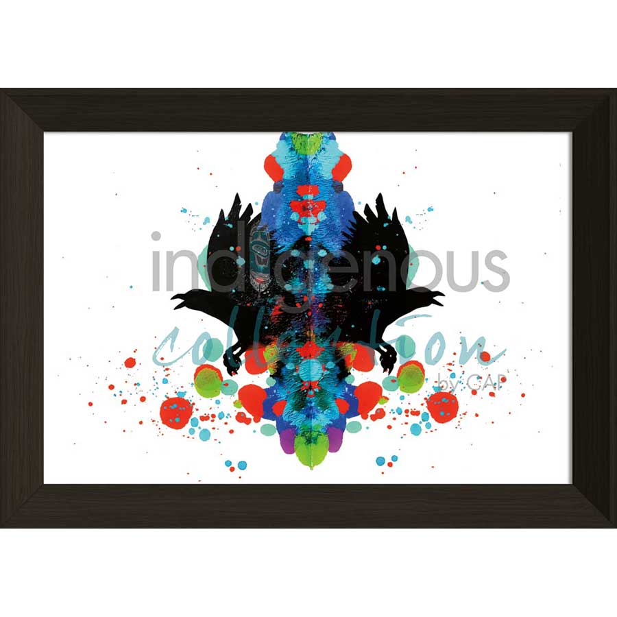 Que vois tu? I / What Do You See? I / Série KeKwan ka wapataman by artist Eruoma Awashish - Atikamekw Nehirowisiw . Indigenous Collection