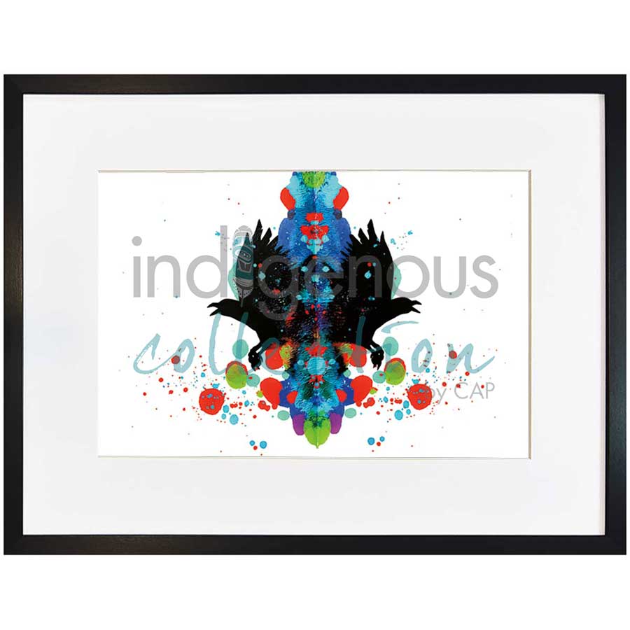 Que vois tu? I / What Do You See? I / Série KeKwan ka wapataman by artist Eruoma Awashish - Atikamekw Nehirowisiw . Indigenous Collection