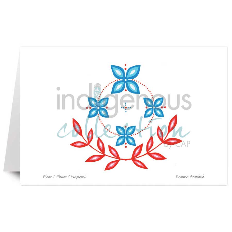 Fleur / Flower / Wapikoni by artist Eruoma Awashish