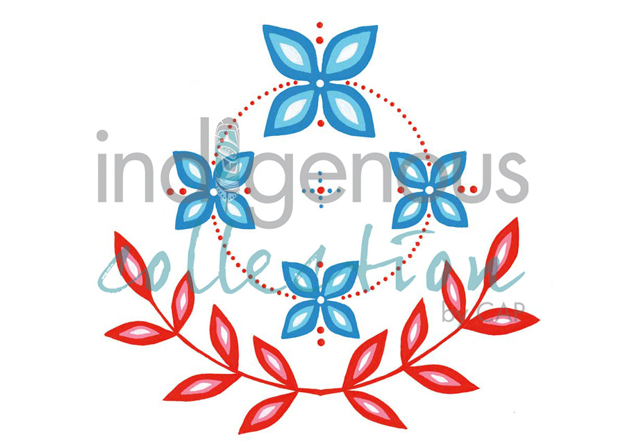 Fleur / Flower / Wapikoni by artist Eruoma Awashish