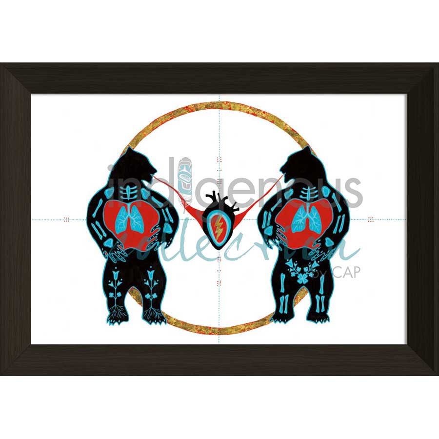 Souffle de Vie / Breath of Life by artist Eruoma Awashish - Atikamekw Nehirowisiw . Indigenous Collection
