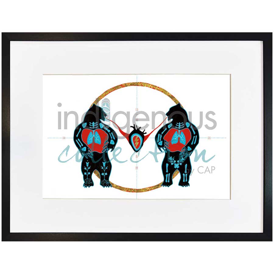 Souffle de Vie / Breath of Life by artist Eruoma Awashish - Atikamekw Nehirowisiw . Indigenous Collection