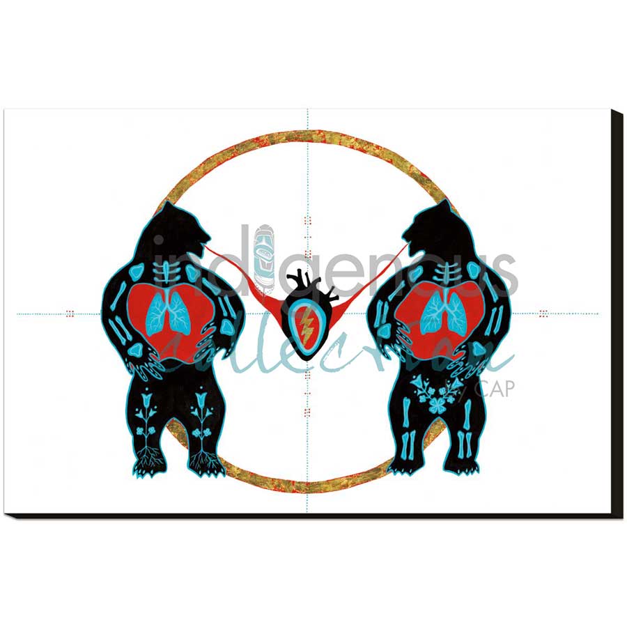 Souffle de Vie / Breath of Life by artist Eruoma Awashish - Atikamekw Nehirowisiw . Indigenous Collection