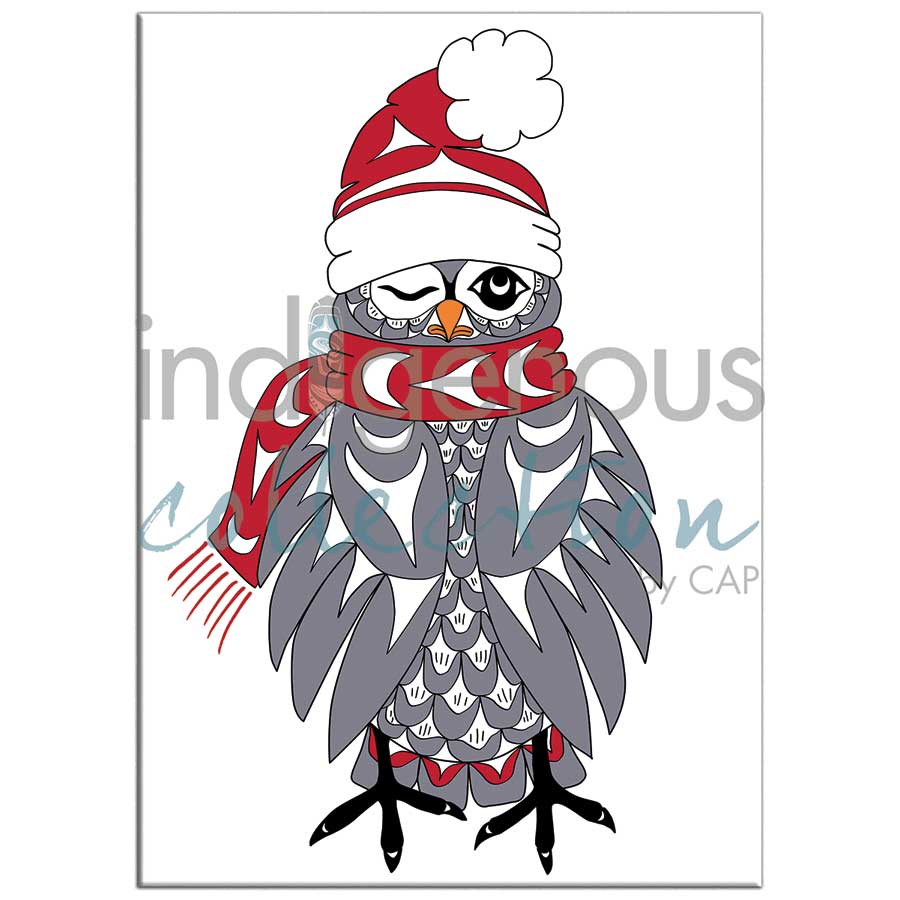 Owl by artist Angela Kimble - Coast Salish / Nuu-Chah-Nulth