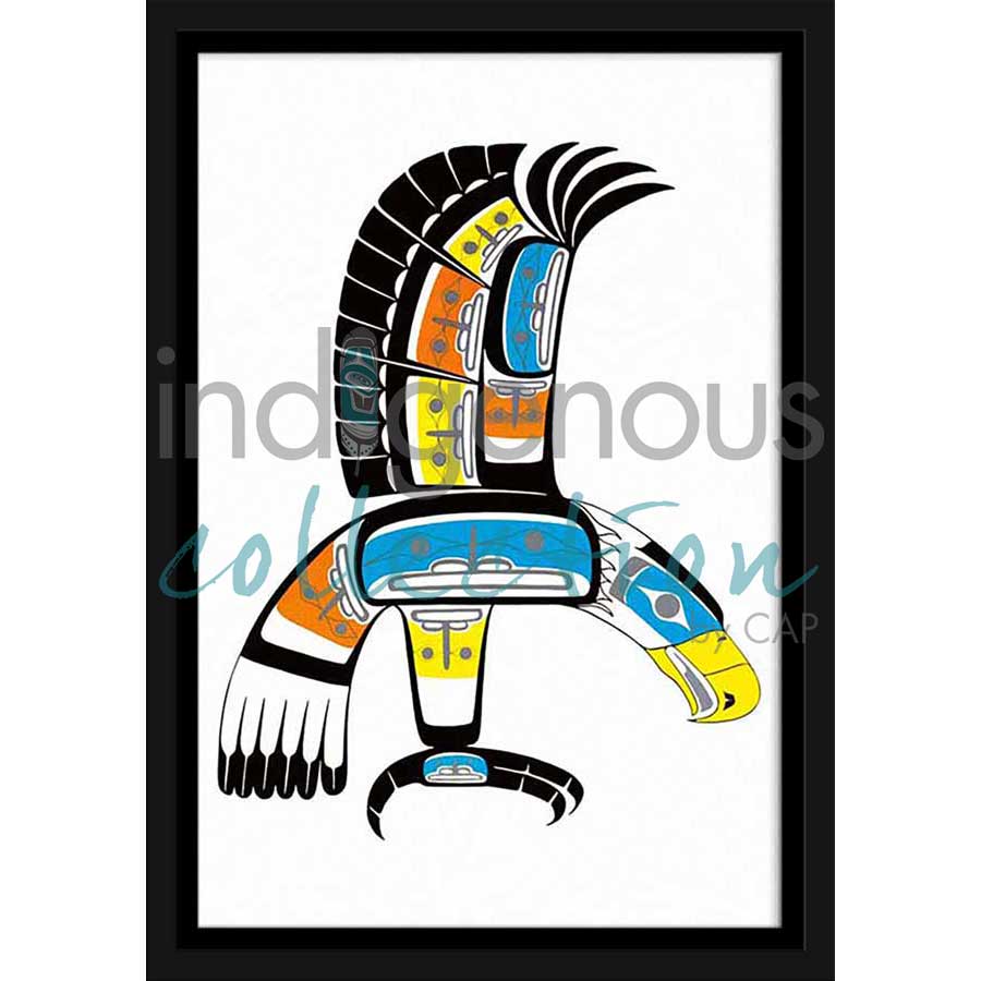 Eagle by artist Ben Houstie - Heiltsuk. Indigenous Collection