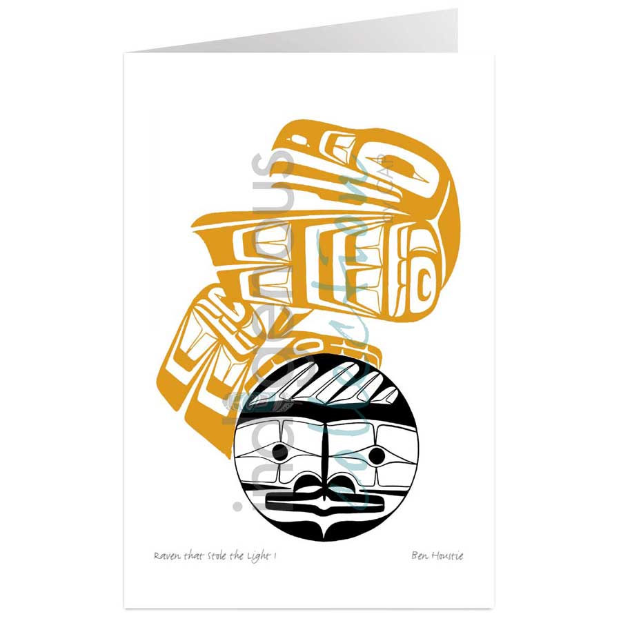 Raven that Stole the Light I by artist Ben Houstie