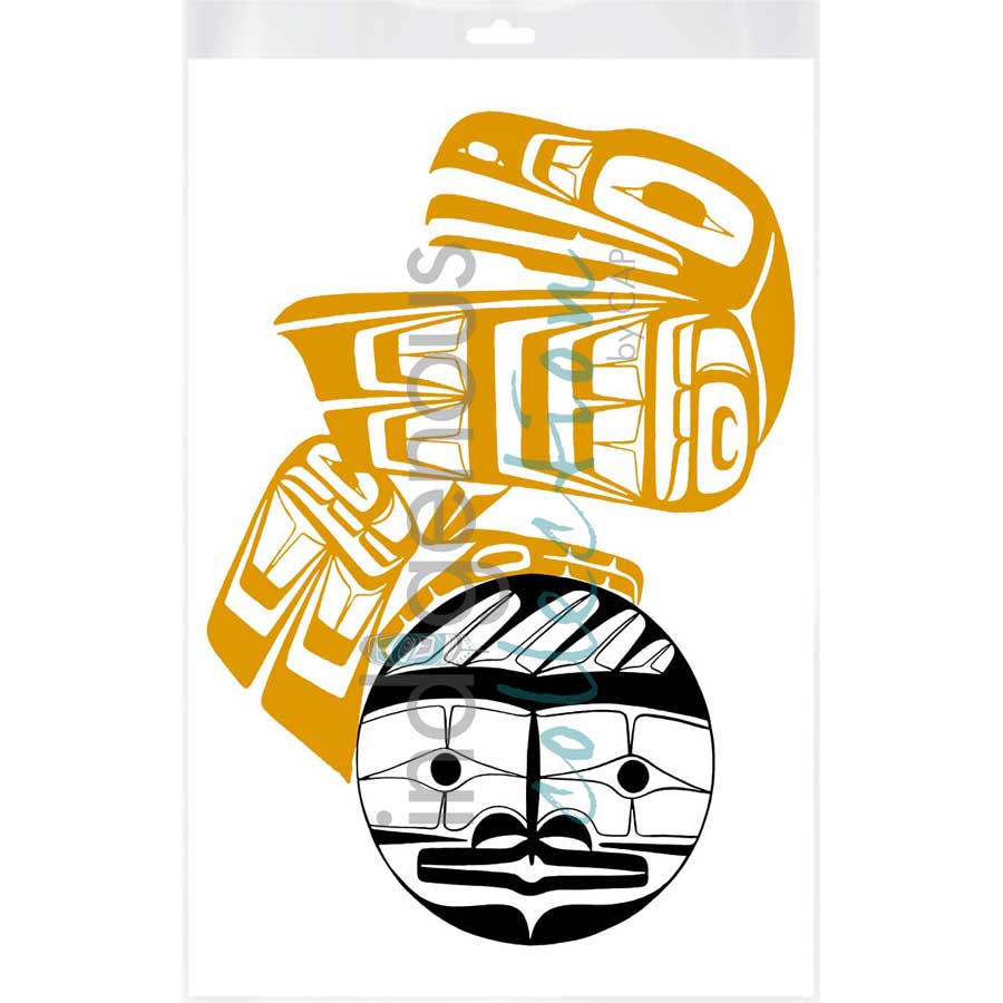 Raven that Stole the Light I by artist Ben Houstie - Heiltsuk. Indigenous Collection