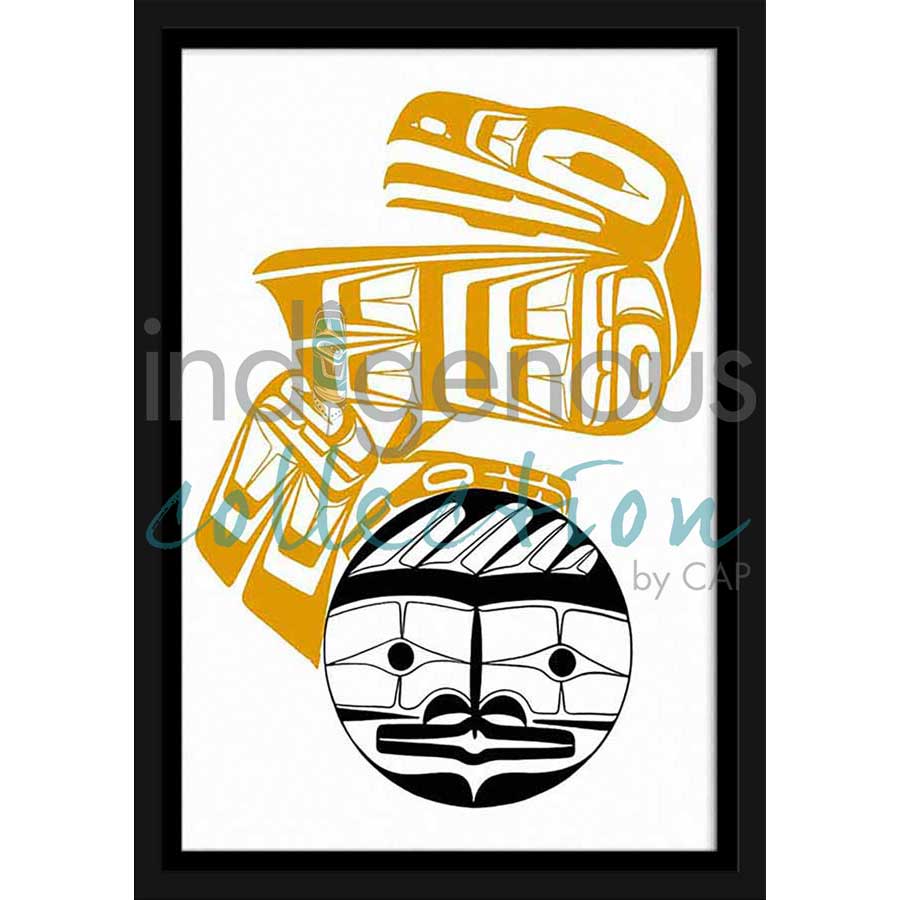Raven that Stole the Light I by artist Ben Houstie - Heiltsuk. Indigenous Collection